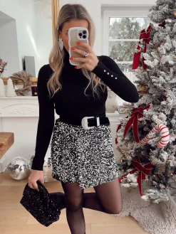 Hello Moon Shop Jupe-short VELOUTÉ Best Sale