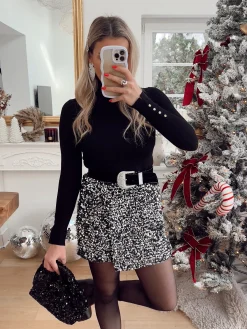 Hello Moon Shop Jupe-short VELOUTÉ Best Sale