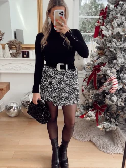 Hello Moon Shop Jupe-short VELOUTÉ Best Sale